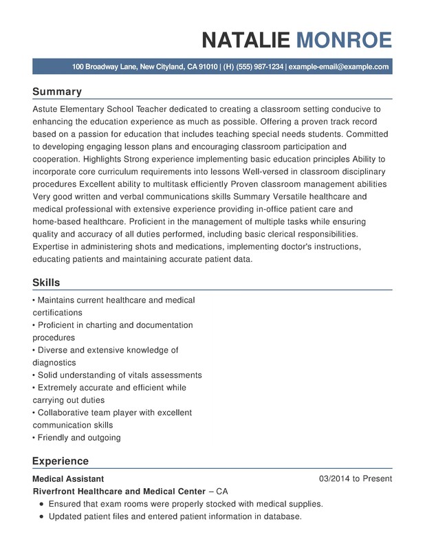 Education Functional Format Resume Samples Resumehelp