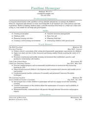 Preschool Teacher Resume Examples For 2023