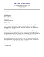 Sales Manager Cover Letter Example For 2023 ResumeHelp