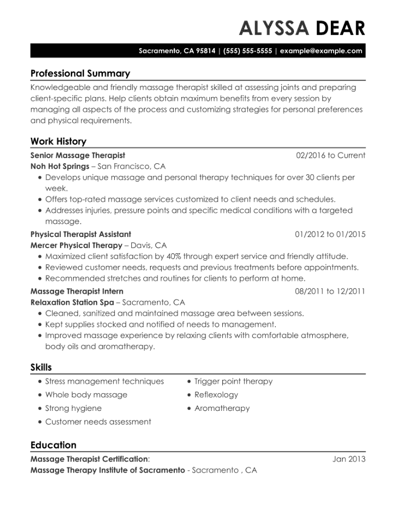 Chronological Resume Examples Writing Tips For 2023