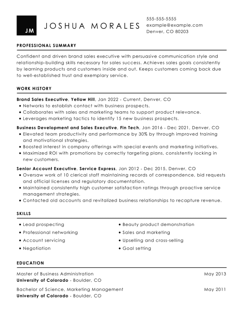 Executive Resume Examples & Writing Tips for 2024