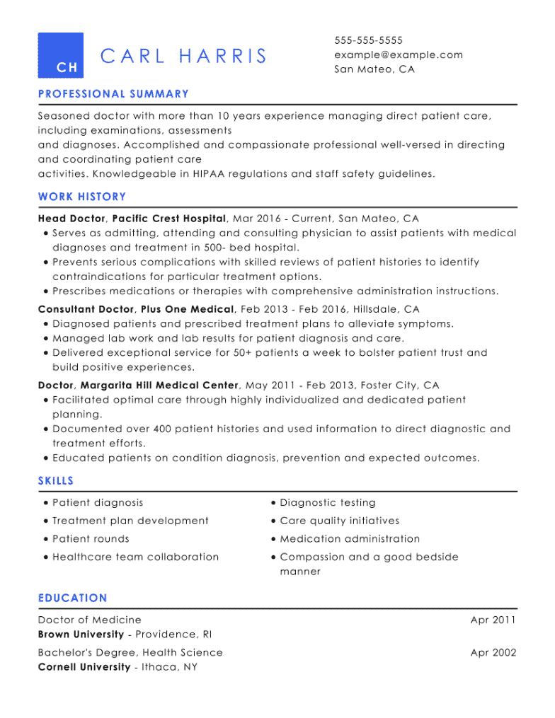 Best Medical Resume Examples In 2023