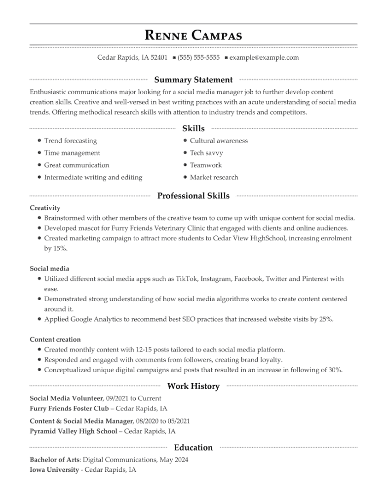 resume with no job experience reddit